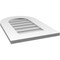 Ekena Millwork Round Top Surface Mount PVC Gable Vent: Non-Functional, w/ 3-1/2"W x 1"P Standard Frame, 16"W x 24"H GVPRT16X2401SN - alternate 4